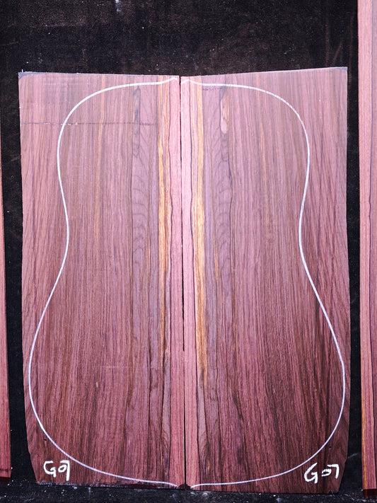 G7 Striped Guatemalan Rosewood back&sides guitar set