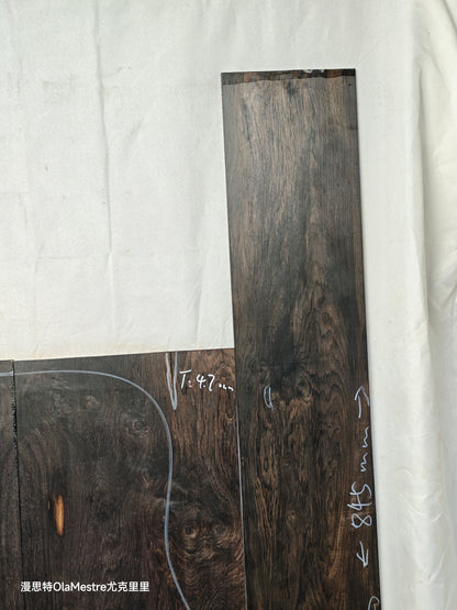 #01 african blackwood back&sides guitar set