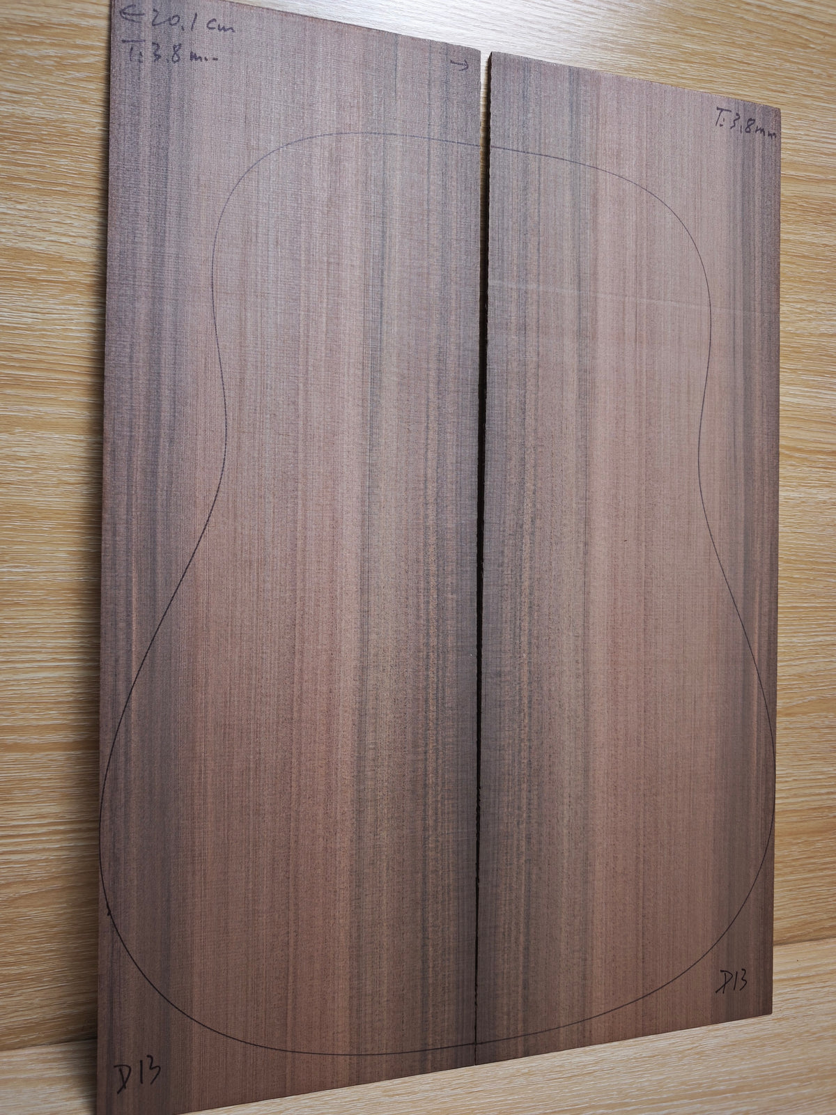 MA sinker redwood guitar top set #D13