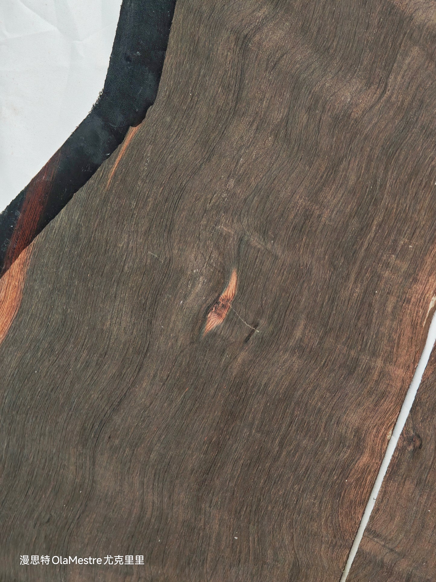 #03 Quartersawn Curly Brazilian rosewood acoustic guitar backs&sides set with CITES