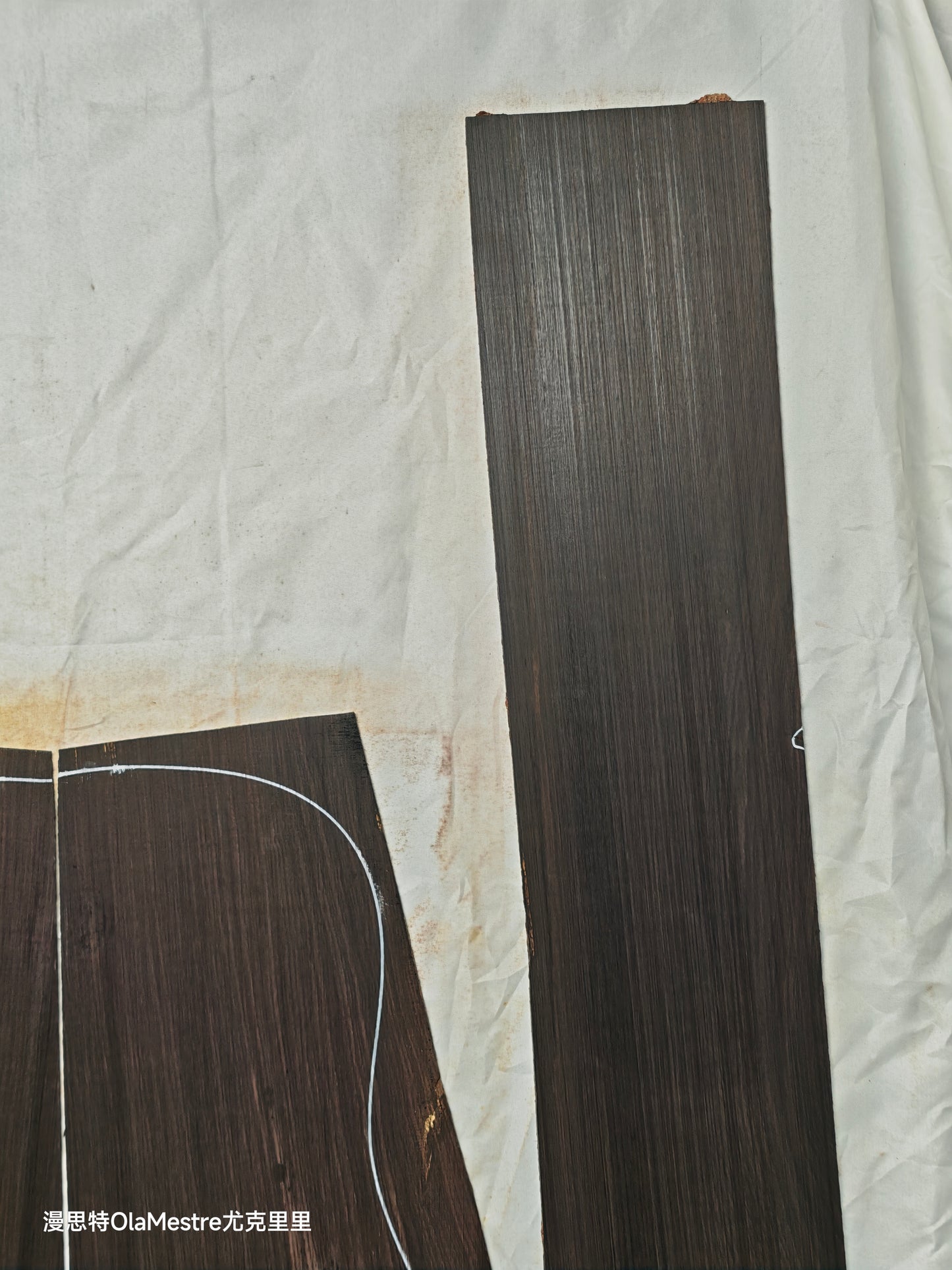 MA03 Quartersawn african blackwood back&sides guitar set with CITES