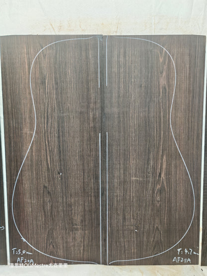 #20 african blackwood back&sides guitar set