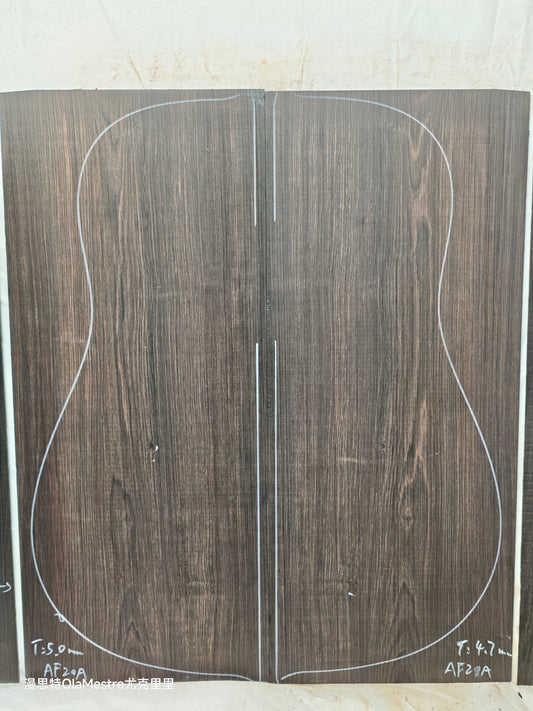 #20 african blackwood back&sides guitar set